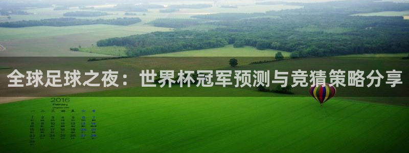世界杯2026预选赛：全球足球之夜：世界杯冠军预测与竞猜策略分享